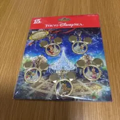 【新品未開封】ディズニーシー チャームセット 15周年