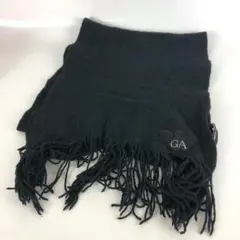 EMPORIO ARMANI エンポリオ アルマーニ イーグルロゴ マフラー 黒