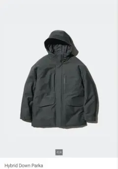 ✨*✨様 ユニクロ　ハイブリッドダウンパーカー　グレー