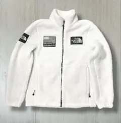 美品 ノースフェイス フリース ボア 白 S