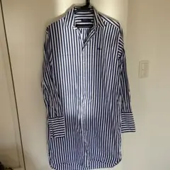 Polo Ralph Lauren ポロストライプ長袖ブルーシャツワンピース 2