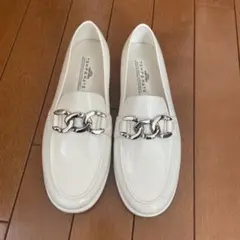 テンパレイト TEMPERATE AUSTIN レインローファー　白　39