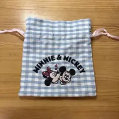 ミニー＆ミッキー なかよしくらぶ巾着