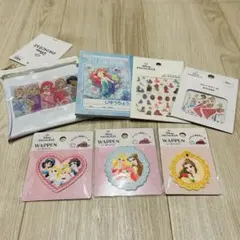 ディズニープリンセス シール ポーチ ワッペン 7点セット