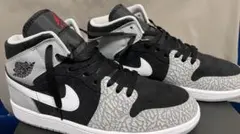 Nike Air Jordan 1 Mid エレファント　トゥ 28cm