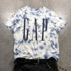 00s OLD GAP logo-tee/Y2K/swag c-boy タイダイ