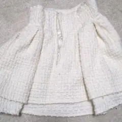 ファンシーツイード美脚スカート