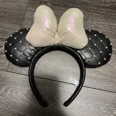 ディズニースタイル カチューシャ 黒と白