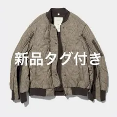 rokh ロク× GU ジーユー　キルティングブルゾン チェック