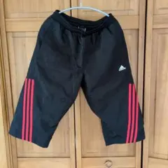 adidas 3本ライン ハーフパンツ 160