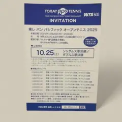 東レ パシフィック オープンテニス2025