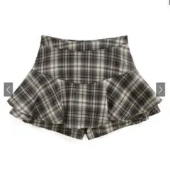 GRLチェック柄フリルスカートパンツ ks006のサムネイル