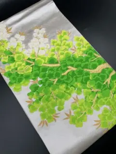 高級 正絹 袋帯 礼装 フォーマル 洒落帯　振袖　植物　草花　276