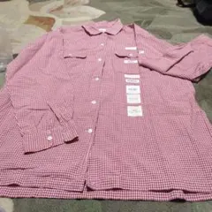 お値下　ピンクハウス　コレクション 赤 チェック柄 長袖シャツ