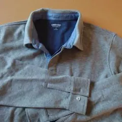 Lands' End グレー ポロシャツ