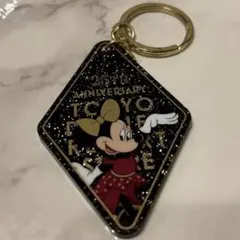 ディズニーストア東京ディズニーリゾート店25周年記念キーチェーン ミニー