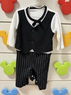 セレモニースーツ 60〜70cm ブラック・ホワイト