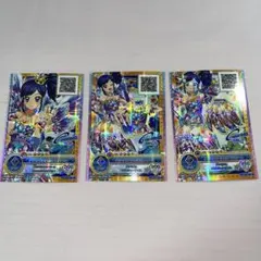 アイカツ　アイカツオンパレード3枚セット　クリスタルアクエリアス