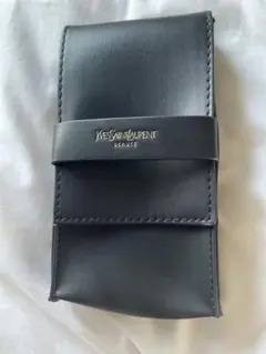 YSL メイクブラシセット 3本 レザーケース付き