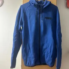PUMA パーカー 青 ブルー フルジップアップ
