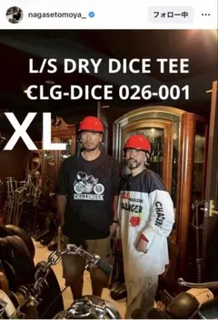 L/S DRY DICE TEE 長瀬智也 XL チャレンジャー ロンTのサムネイル