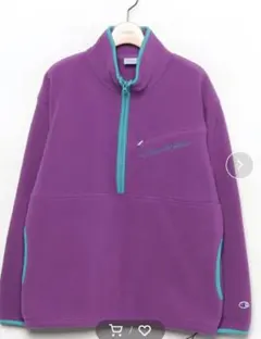 定価15.180円　Champion フリースジャケット Mサイズ 紫　パープル