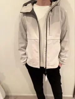 【新品タグ付】ZARA ライトグレー ジャケット M｜軽量・ストレッチ