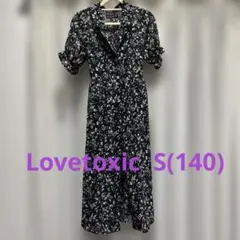 Lovetoxic 花柄ロングワンピース・羽織り Ｓ(140)