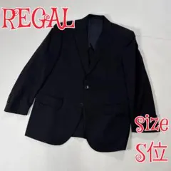 REGAL 夏用テーラードジャケット ブラック ストライプ M〜S位　身長165のサムネイル
