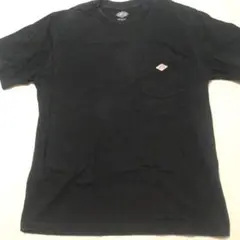 DANTON ブラック ポケット付き Tシャツ 38