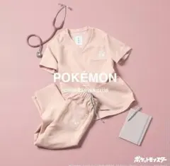 ☆美品☆ クラシコ ポケモン スクラブパンツ 　XSSプリン ピンクのサムネイル
