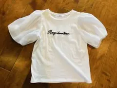 INGNI イング　パフスリーブ ホワイト Tシャツ