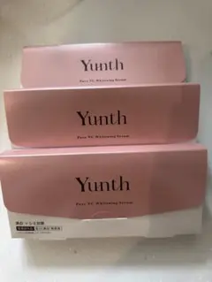 Yunth 美容液3箱セット 洗顔フォームのおまけ付き
