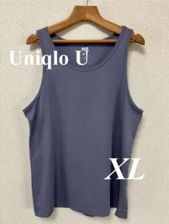 【Uniqlo U】26SS タンクトップ XL ブルー 完売品のサムネイル