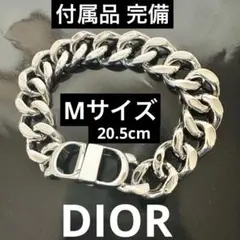 美品 ディオール　CDアイコン　チェーンリンク　ブレスレット DIOR