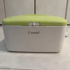 Combi おしりふきウォーマー ホワイト/グリーン