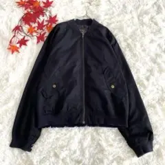 カスタネ　kastane ブルゾン　ジャケット　フリー　ポケット　コットン混紡