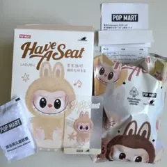 POPMARTぬいぐるみ Have a Seat BABA ラブブ LABUBU