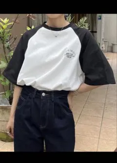 CPCM 胸1ポイント刺繍ラグランT オーバーサイズのサムネイル