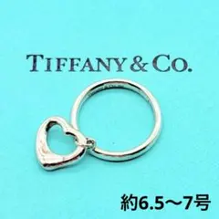 極美品 ティファニー リング バード クロス 12号 Ag925 シルバー