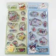 サンリオ　ウォーターシール　プリン　クロミ　シナモン　ポチャッコ　水シール