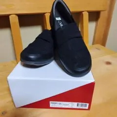 シャルレ　ウエルネスタウンシューズ　RW061 23.0ブラック　靴