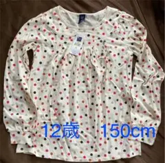 新品 Gap 長袖Tシャツ チュニック カットソー12歳 150cm