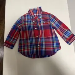 Ralph Lauren チェック柄長袖シャツ 6M