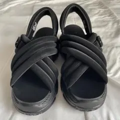 未使用❣️ ABC SELECT クロスストラップ サンダル 黒　XLサイズ 今期