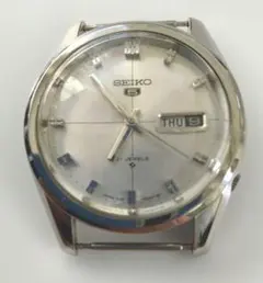 希少クォーツ・稼働品】SEIKO 5 セイコー5 デイデイト シルバー - メルカリ