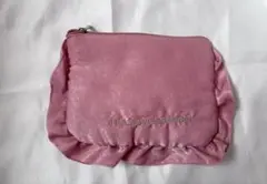 フリル付きピンクポーチJILL BY JILLSTUART