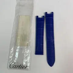 週末値下カルティエ Cartier 約18mm アリゲーター ワニ ダークグレー