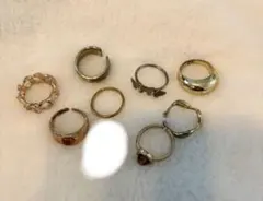 8本ゴールドリングセット