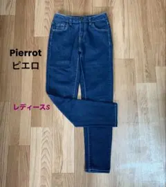 Pierrotピエロ♡レディーススキニーデニム　ダークブルー/ S